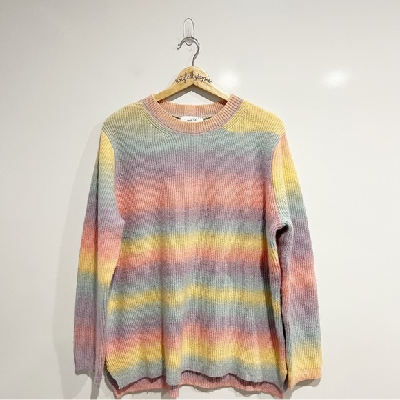 Anthropologie Hyacinth House Stripe Crew Neck Sweater - Picture 2 of 8